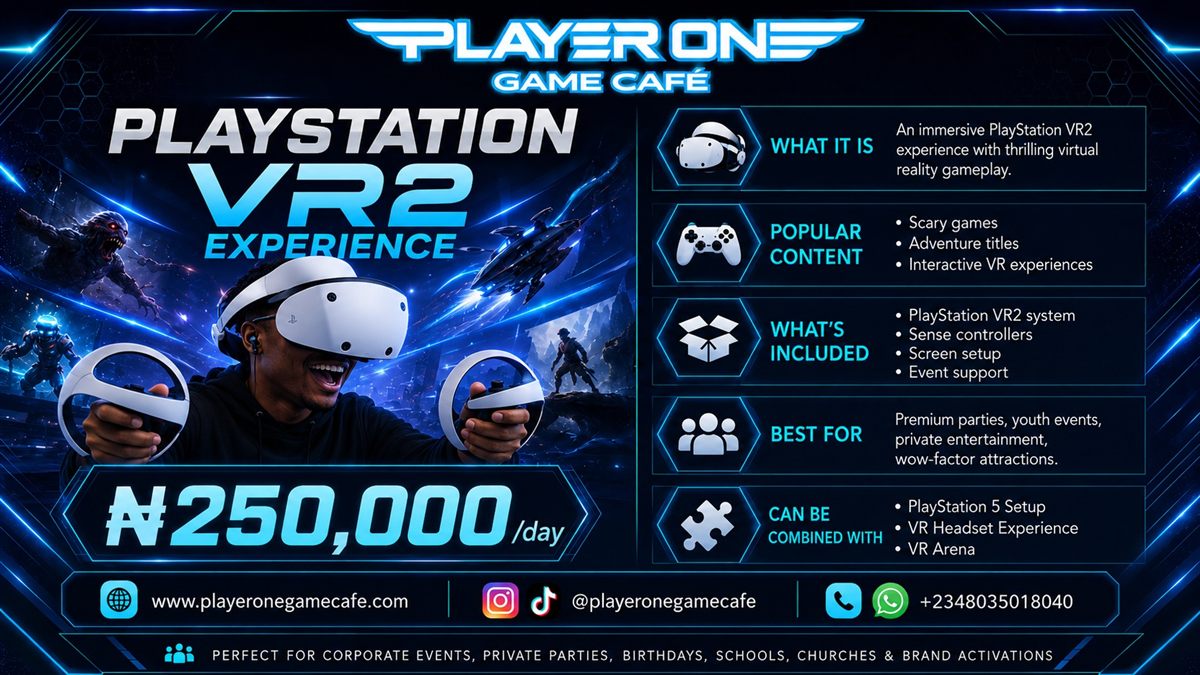 PlayStation VR2 rental setup for tech events and company open days