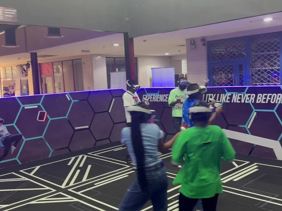 Player One Game Cafe Surulere Google Maps profile VR arena floor