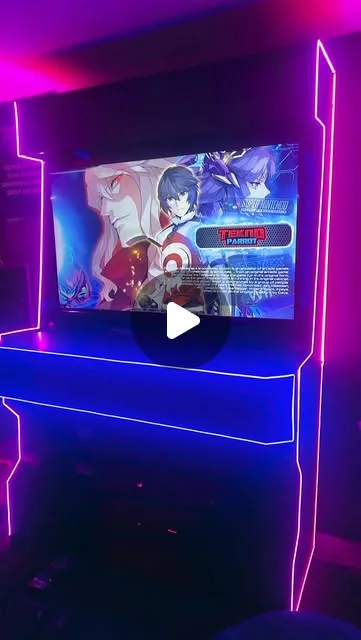 Arcade game cabinet experience at Player One Game Cafe